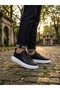 Ba0307 Thick High Sole Double Tape Black White Men's Shoes - 5