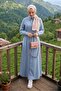 Button-Down Jeans Dress 894 - Light Blue - 3