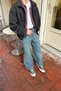 Soldurma Detailed Baggy Jean Blue - 3