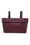 Burgundy Knitted Patterned Belt Detailed Bucket Model Women's Shoulder Bag - 5