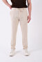 Men's Stone Color Cotton Linen Trousers - 3