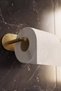 Lifetime Stainless Steel Gold Toilet Paper Hanger, Adhesive WC Paper Hanger, WC Hanger - 2
