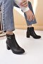 Tarha 104 Black Zippered Winter Women's Boots - 4