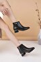 Özma 701 Black Heeled Winter Women's Boots - 2