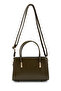 Gold Detail Fixed Strap Women's Crossbody Bag Siena Khaki - 3