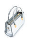 Gold Detail Fixed Strap Women's Crossbody Bag Siena Silver - 2