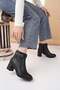 Tarha 104 Black Zippered Winter Women's Boots