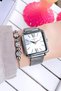 Special Boxed Original Women's Wristwatch Waterproof Silver Color Steel Band +Bracelet Hmby2046C4 - 3