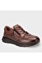Ege 46708 Tan Genuine Leather Lace-Up Women's Shoes - 2
