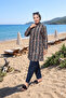 Women's Fully Covered Hijab Swimwear Tropical 3-Piece Set - 6