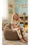 Mother & Daughter Matching Pajama Set Ecru Color Cute Teddy Bear Patterned Shirt Collar Milan Fabric Spring Collection (Sold Separately) - 3