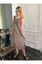 Women's Organic Sleeveless Embroidered Long Authentic Dress - 2