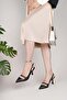 Özma 447 Black Heeled Women's Stiletto - 4