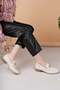D25Ya 3355 Cream Genuine Leather Masculine Women's Shoes - 3
