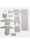 0-3 Months Baby Girl Flower Girl Embroidered Organic Cotton Premium Set of 10 - 4