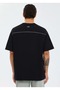 S231094 m Graphic Tee Reflect Logo Oversize T-Shirt Men's T-Shirt Black - 3