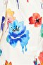 Women Floral Pop Drape Shirt Dress, Multicolor - 2