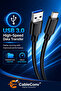 كابل USB 3.0 إلى Type-C بقوة 60 واط، طول 2 متر، للشحن السريع ونقل البيانات عالي السرعة - 3