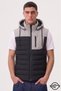 Zra model new season detachable hooded stand collar water and cold proof inflatable vest - 3