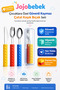 Children's Fork Spoon Knife Set with Silicone Handle Bpa Free with Storage Box 18 Months+ (4 Pieces) - 2