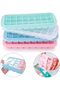 2-Pack Ice Cube Trays, Easy-Release 48-Cube Maker with Spill-Resistant Lid - 4