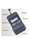 Large Waterproof Travel Makeup Bag,Cosmetic Organizer for Women,Elastic Band Holders - 4
