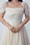 Heart Collar Tulle Dress with Gloplu Bal208 - 2