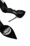 High Heeled Stone Embroidered Bow Buckle Nubuck Women's Evening Dress Shoes 820 - 8