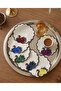 6 Linen Fabric Embroidered Coffee Side Cocktail Napkins & Coasters Serving Napkins