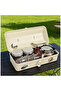 Portable Camping Tea Set in Lockable Metal Storage Box - 7