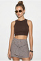 Women's Brown Pink Corded Camisole Double Blouse 60201022 - 4