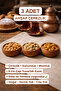 Wooden 3-Piece Snack Bowl Presentation Dish Breakfast Bowl 9 cm Diameter Dowry Box 3 Pieces - 2