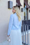 Shirt with Gathered Front Detail 81181 - Baby Blue - 6