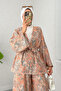 Shawl Pattern Kimono Set 2395 - Powder - 2