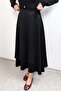 Lace-Up Scuba Skirt 0056 - Black - 2
