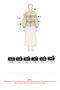 Double Laced Ruched Shirt Y0099 - Dark Brown - 4