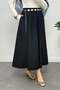 Pocketed Poplin Skirt 0060 - Dark Blue