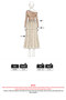 Elastic Waist Gipeli Maxi Skirt 0084 - Khaki - 3