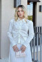 Shirt with Gathered Front Detail 81181 - Butter Yellow