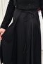 Lace-Up Scuba Skirt 0056 - Black - 5