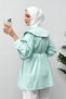 Wide Collar Shirt Y0079 - Mint Green - 4