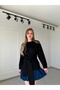 Crew Neck Belted Oversized Sweater