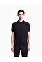 Men's Short Sleeve Cotton Regular Fit Black1 Polo Collar T-Shirt