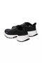 Men's High Heel Comfortable Sole Lace-Up Mesh Black Sneaker - 4