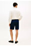 Men's Regular Fit Stretchy Cotton Knit Fabric Navy Blue Shorts - 4