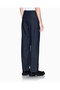 Women's High Waist Straight Model Denim Comfortable Navy Blue Trousers - 2
