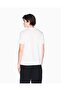 Men's Regular Cut Logo Detailed Round Neck Short Sleeve White T-Shirt with Cotton Content - 4