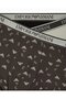 Men's Triple Pack Flexible Cotton Elastic Waistband Patterned Black-Beige Boxers - 4