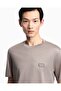 Men's Regular Fit Round Collar Cotton Short Sleeve Gray T-Shirt - 3
