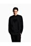Men's Crew Neck Sweatshirt Black